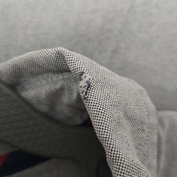 Ralph Lauren Long Sleeve Button Front Collared Shirt Light Gray Men's XL - Picture 5 of 10